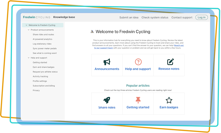 a published Fredwin Cycling knowledge base