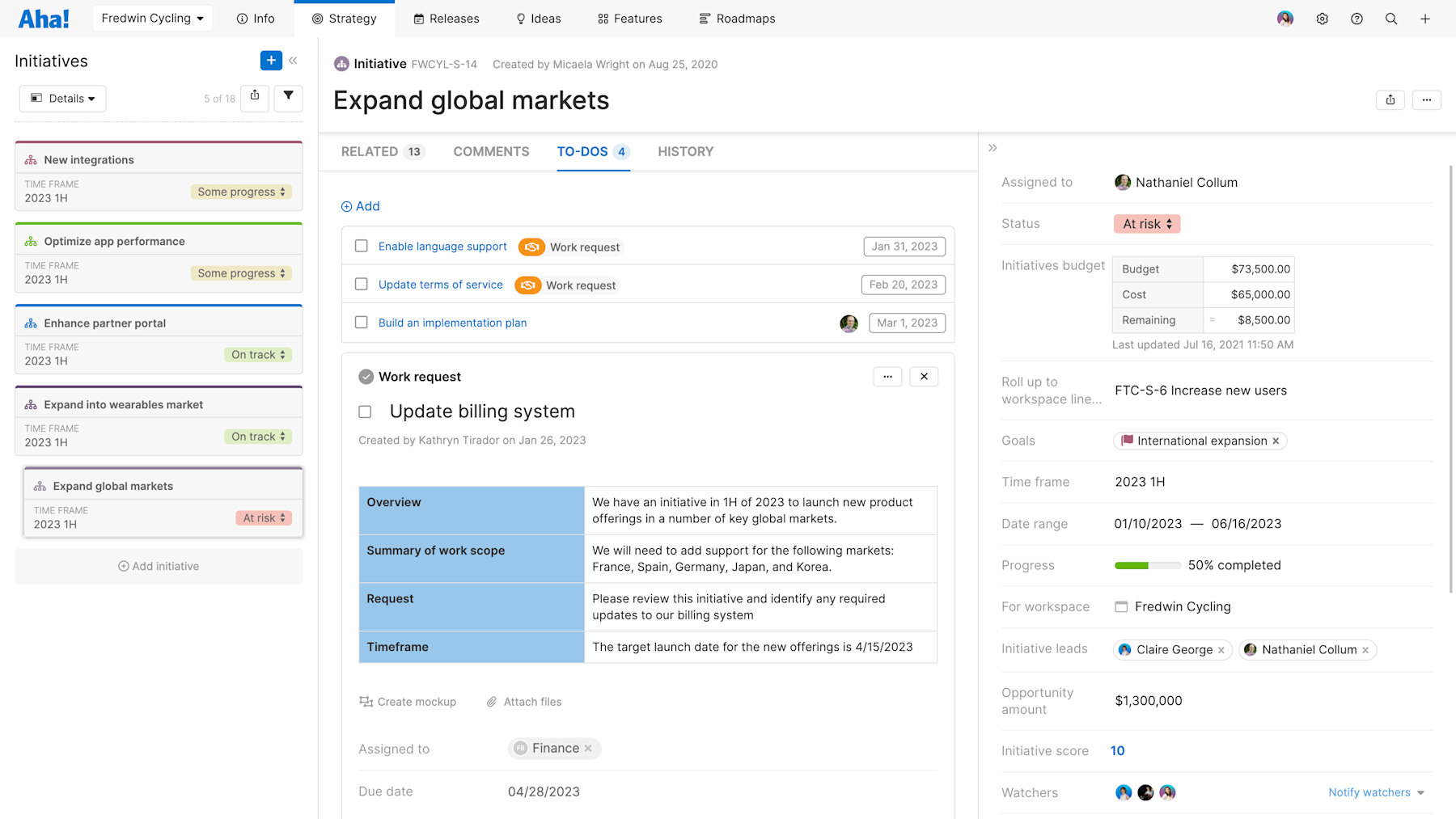 Aha! Roadmaps Enterprise+ — Our Top Plan | Aha! software