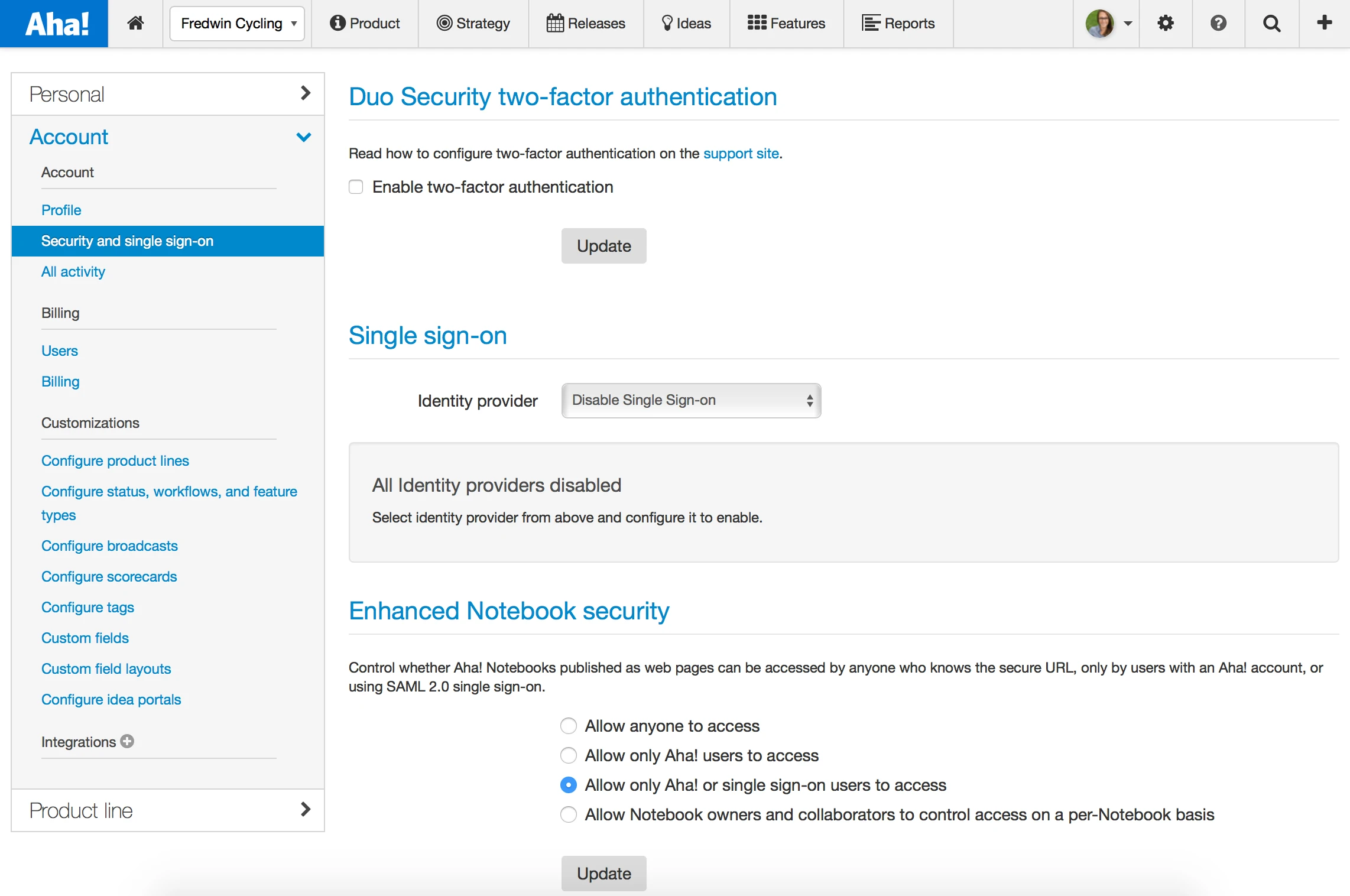 Blog - Just Launched! — Share Product Roadmaps in Aha! Knowledge via Single Sign-On - inline image