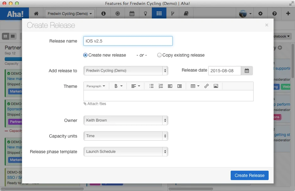 Blog - Just Launched! — Duplicate An Entire Release and All Its Features - inline image