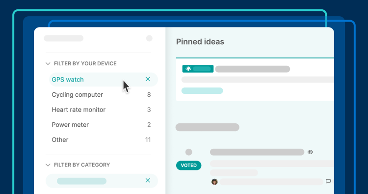 Enable your portal users to filter ideas