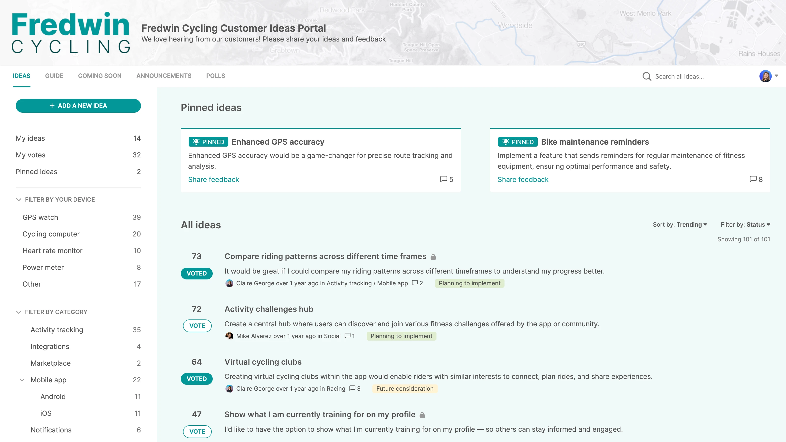 Centralize customer feedback
