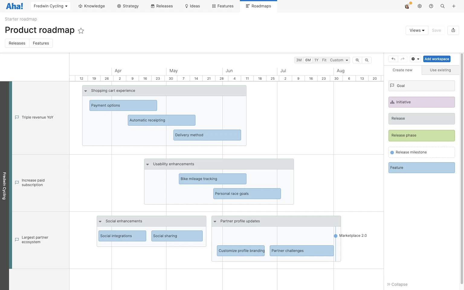 Road Map Rma Roadmap Software for Product Teams (45+ Integrations) | Aha! Roadmaps