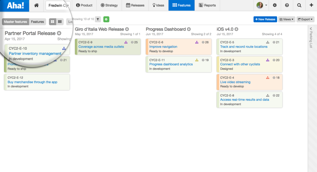 Blog - Just Launched! — Aha! Introduces Roadmaps for Epics - inline image