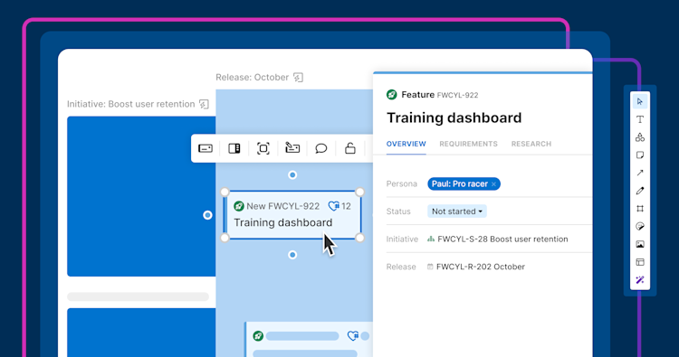 Use smart zones on whiteboards to update records