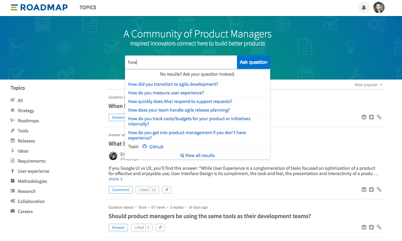 Blog - Aha! Acquires Roadmap.com and Launches Community for Product Managers - inline image