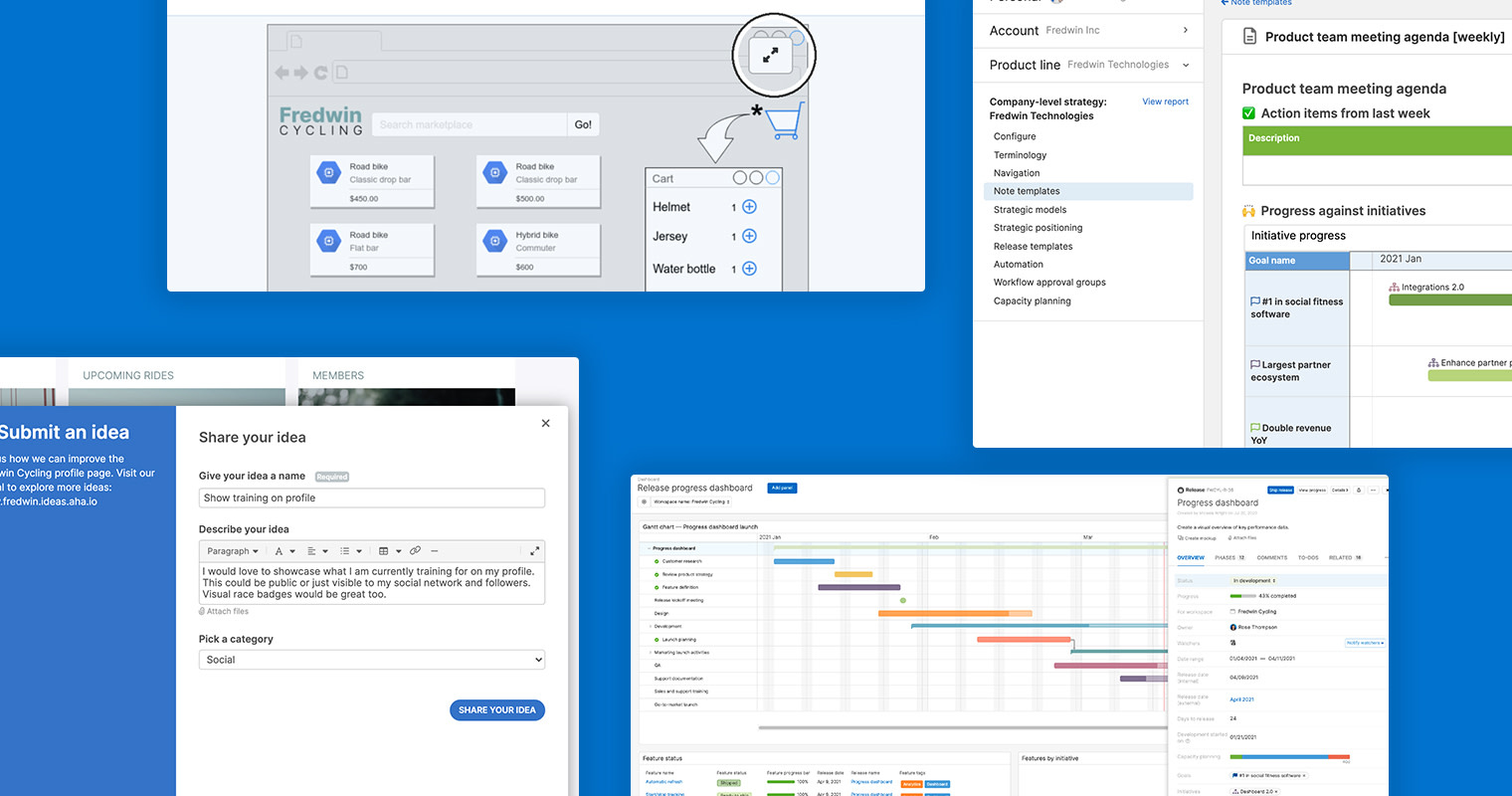 Aha Software Roadmaps : Aha! Roadmaps Plans — Manage Product Releases ...