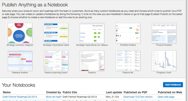 Publish A Beautiful Product Roadmap