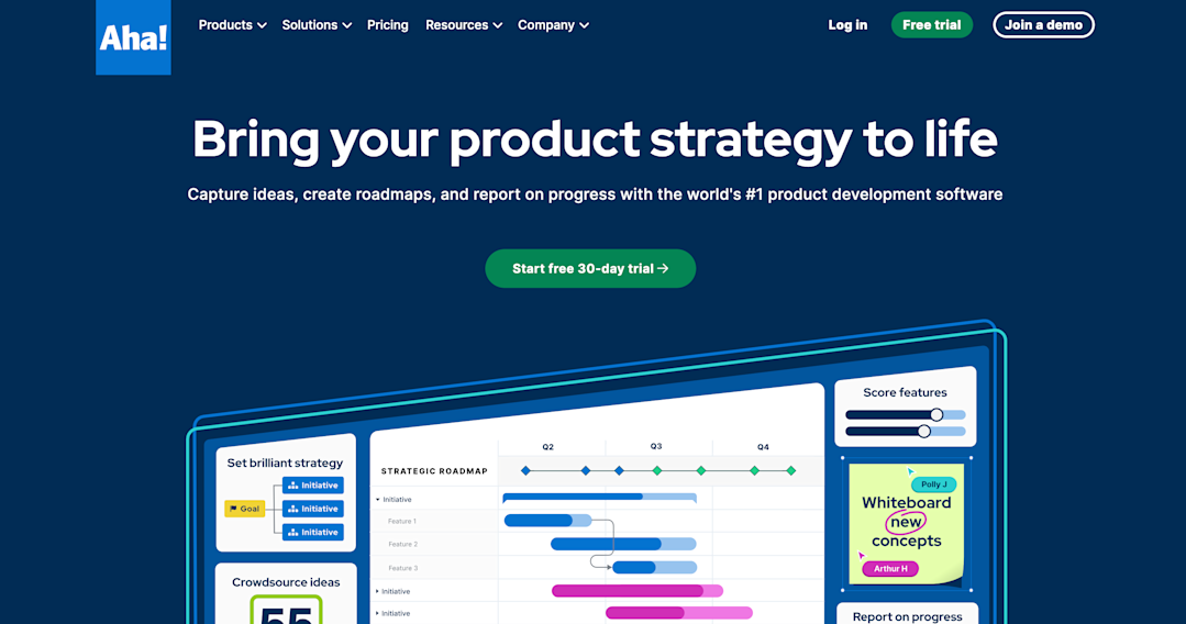 The World's #1 Product Development Software | Aha!