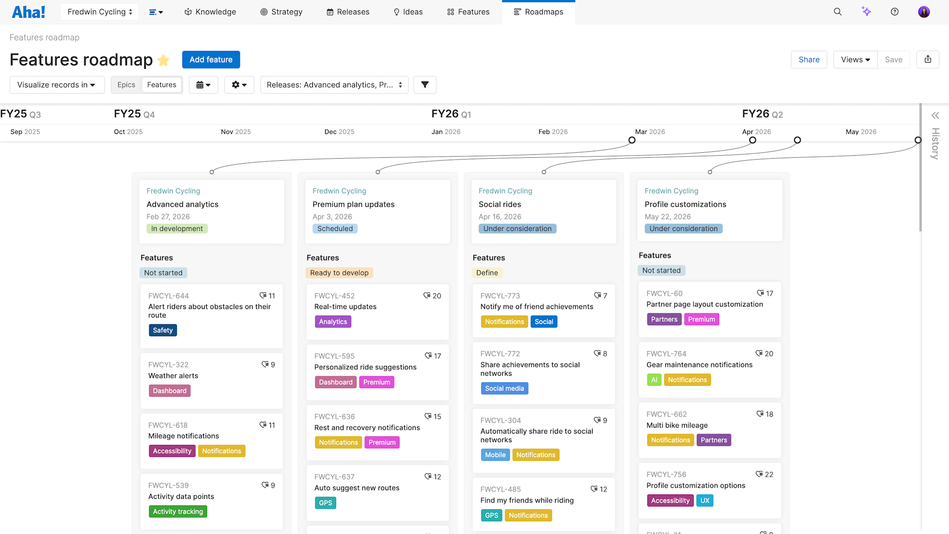 Desktop Road Map Roadmap Software for Product Teams (30+ Integrations) | Aha! Roadmaps