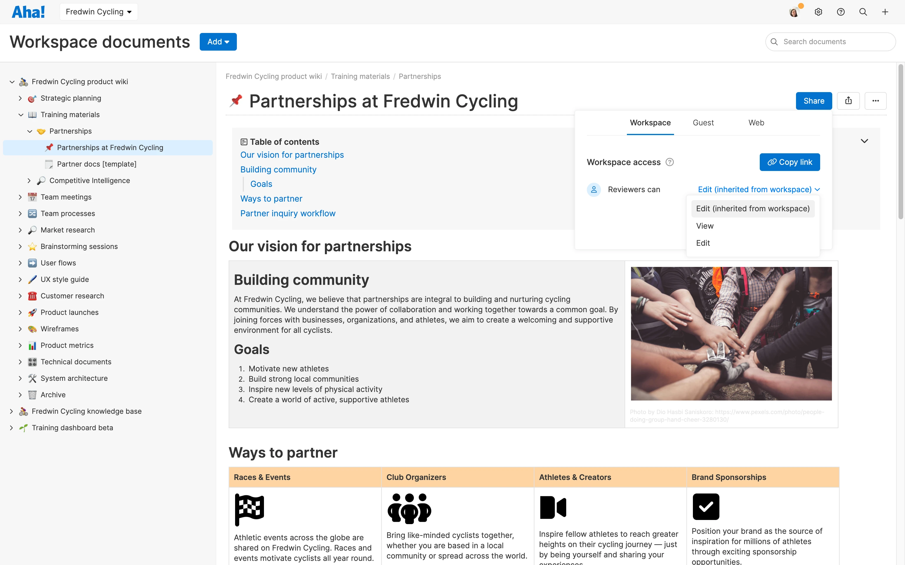 Knowledge - Internal wiki - Share with the team