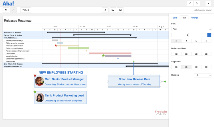Just Launched! —  A New Presentation Editor to Showcase Beautiful Product Roadmaps