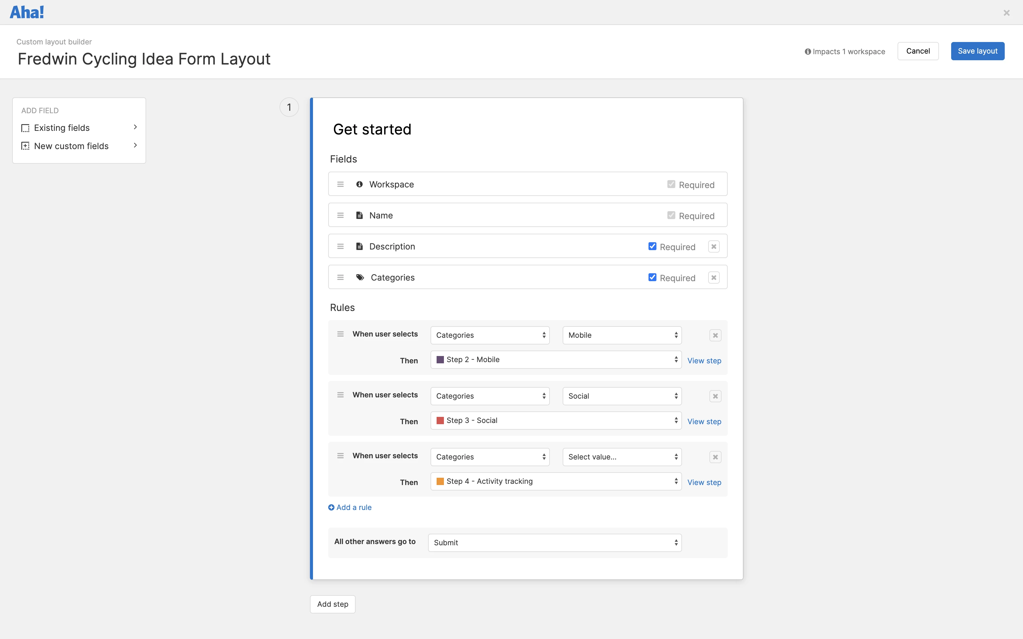 form layout