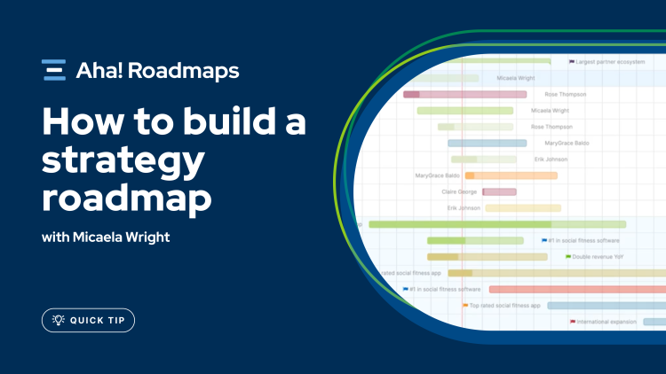 Thumbnail image for the How to build a strategy roadmap video