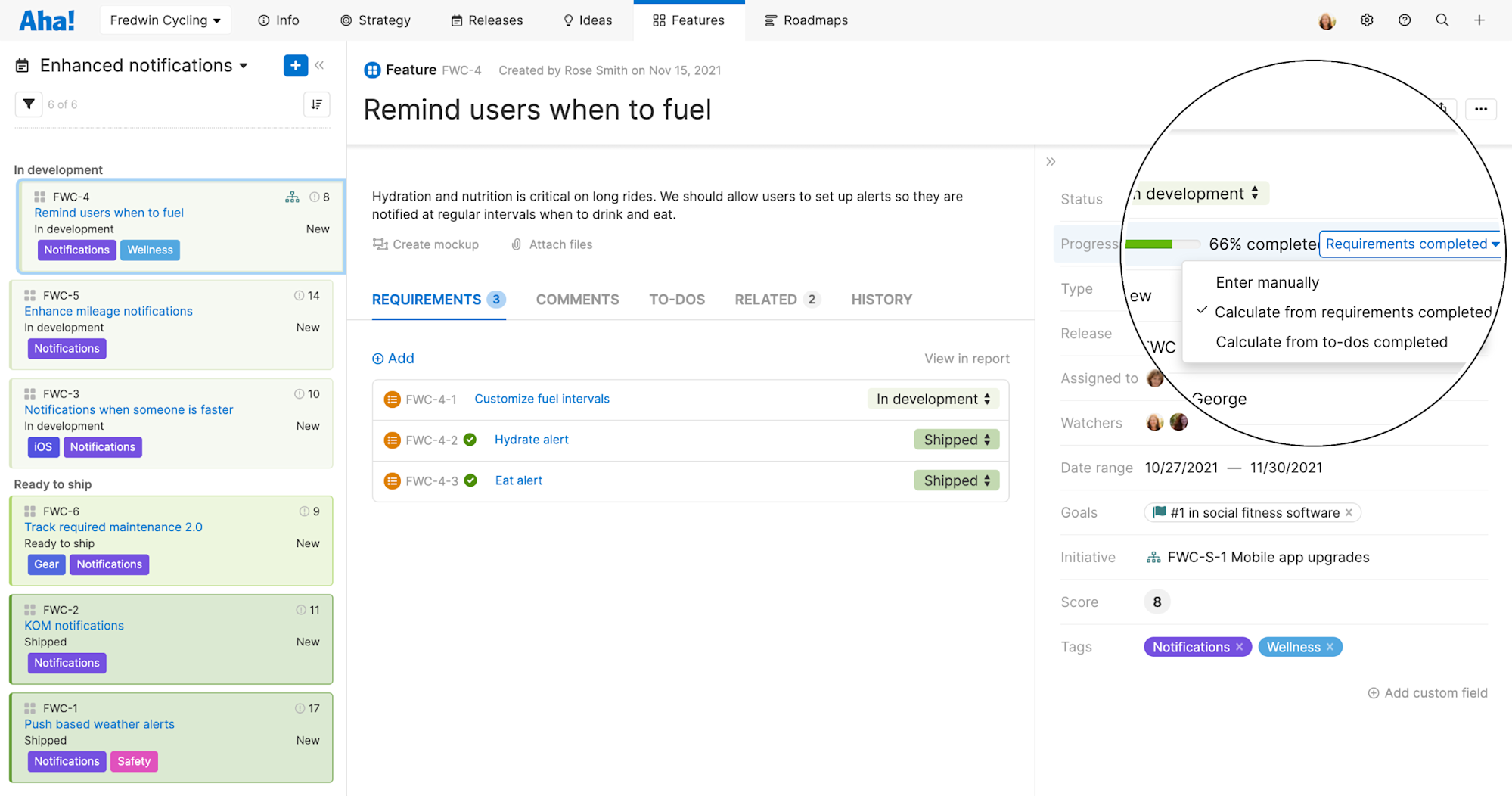 A Better Way to Track Product Development Progress | Aha! software
