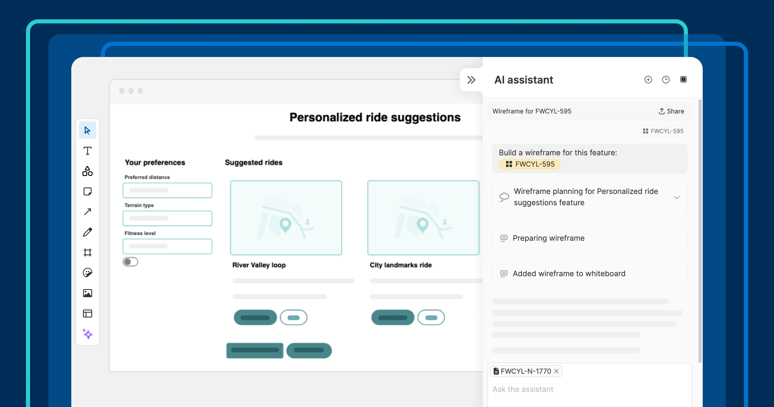 Use the new AI assistant in Aha! Whiteboards