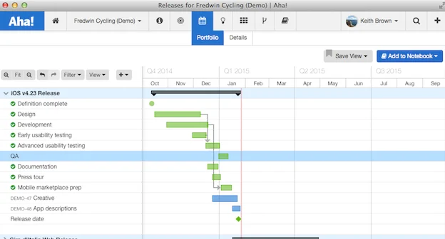 New in Aha! — Visualize Your Release and Feature Schedules