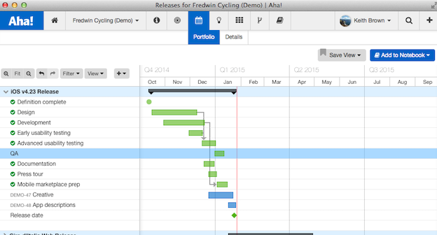 New in Aha! — Visualize Your Release and Feature Schedules