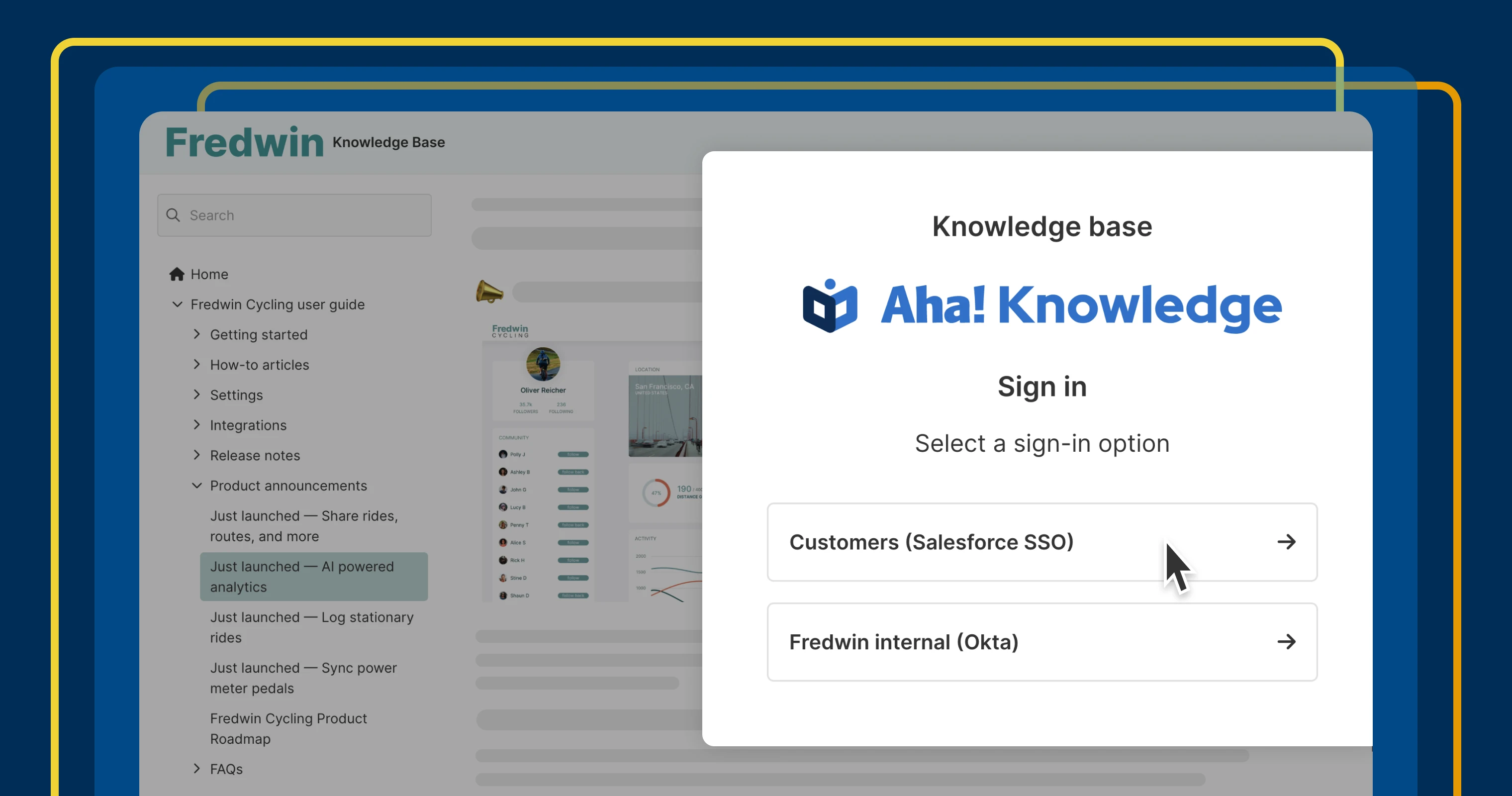 a thumbnail image promoting multiple authentication methods for knowledge bases