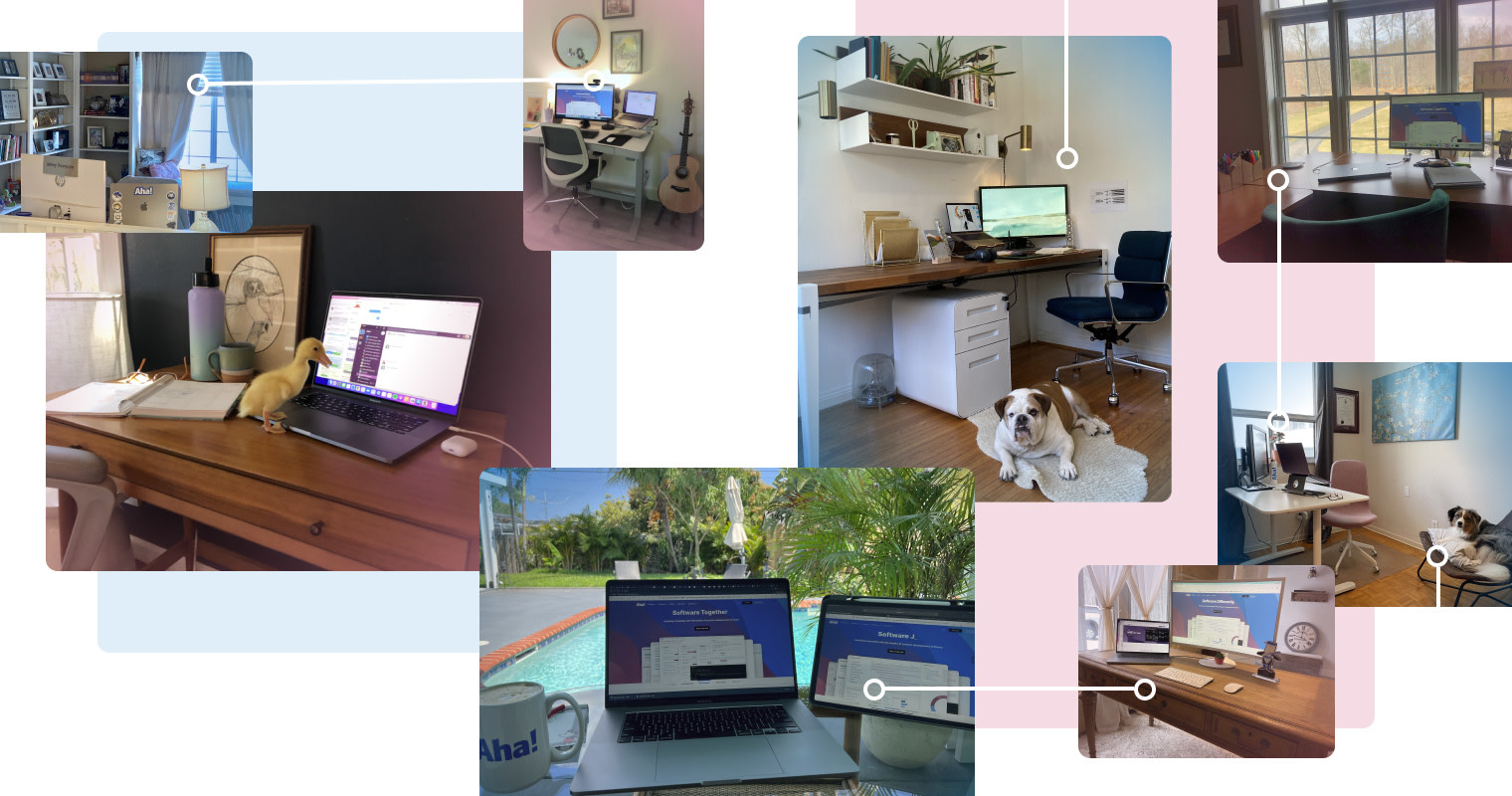 What remote work means for 9 people at Aha!