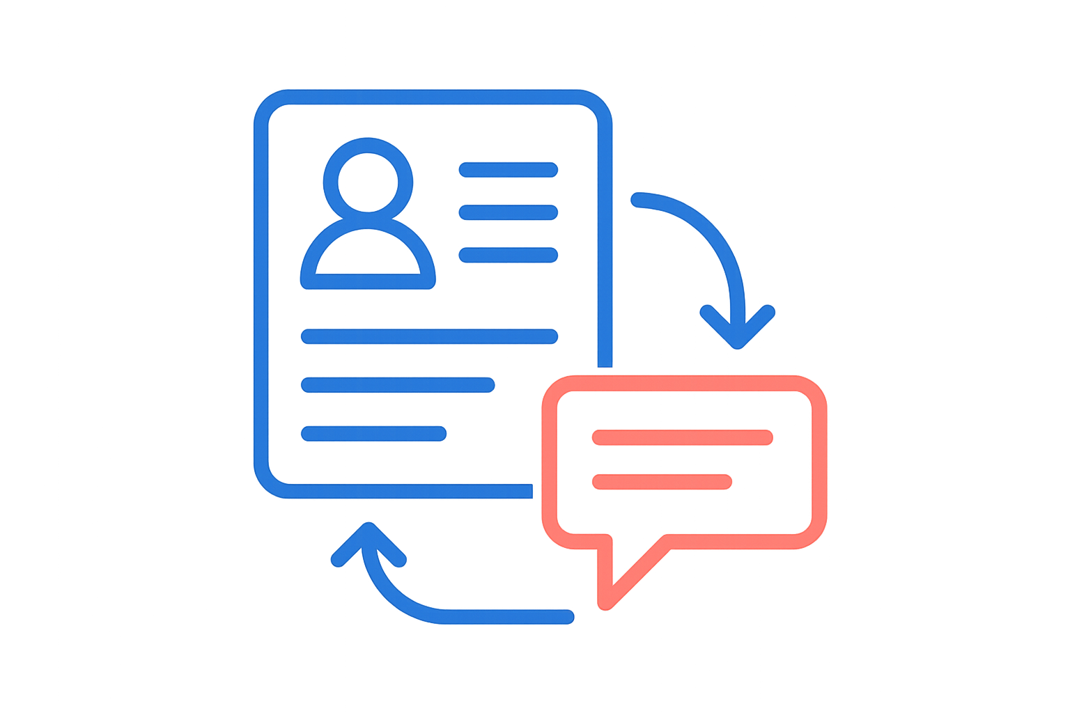 Interview script format logo