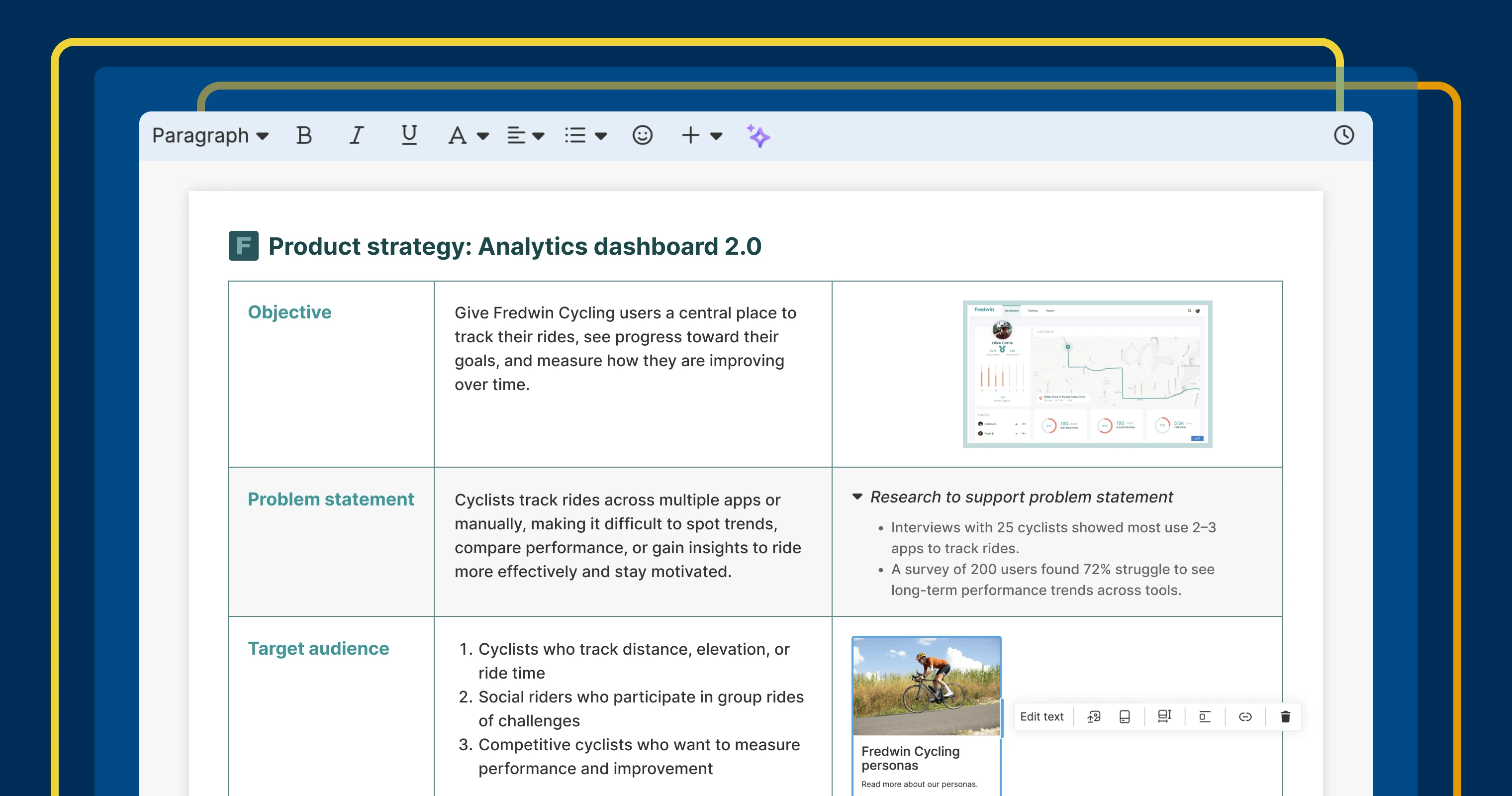6 new formatting options in the Aha! text editor