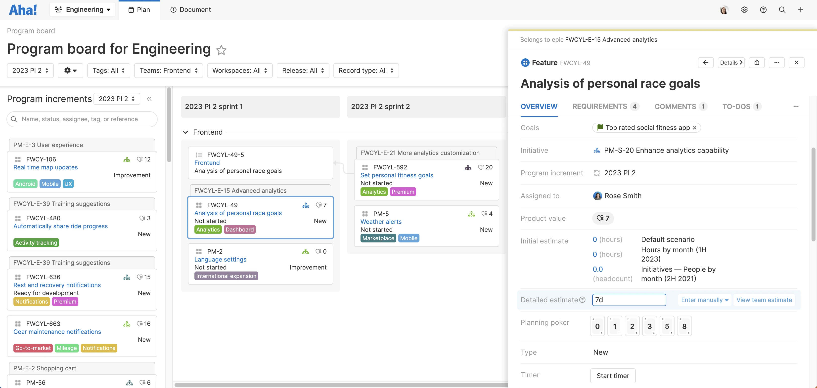 Define work by team