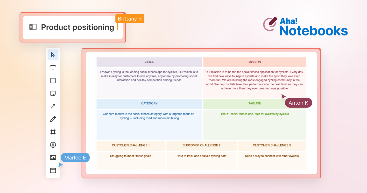 New product management template: Product positioning  