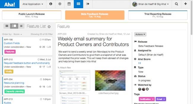 Aha! Launches Beautiful Roadmapping Software