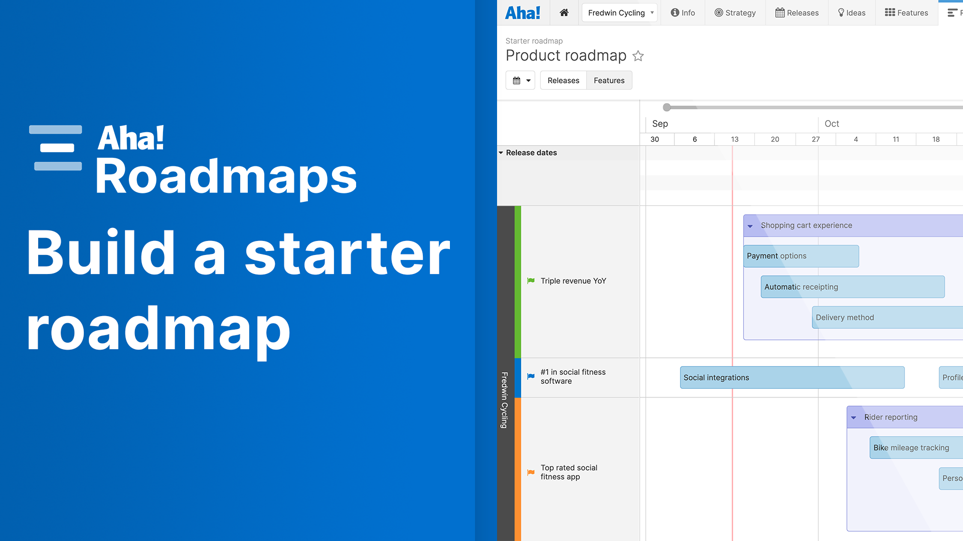 Aha! Roadmaps | Build A Starter Roadmap | Aha! Software