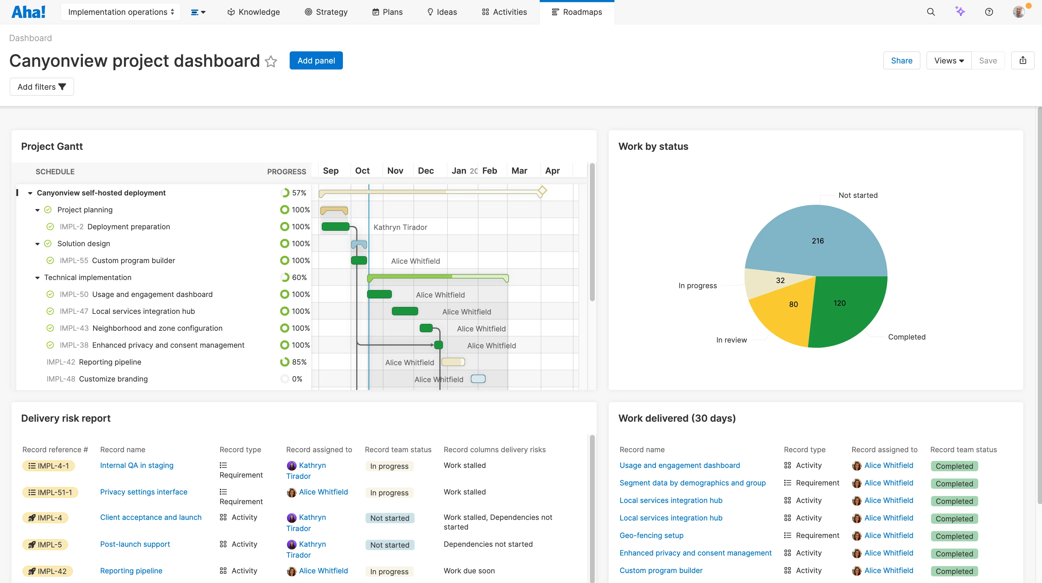 Teamwork - Progress reporting - Generate advanced reports