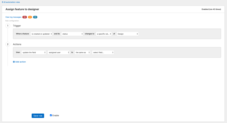 Workspace-level automation settings