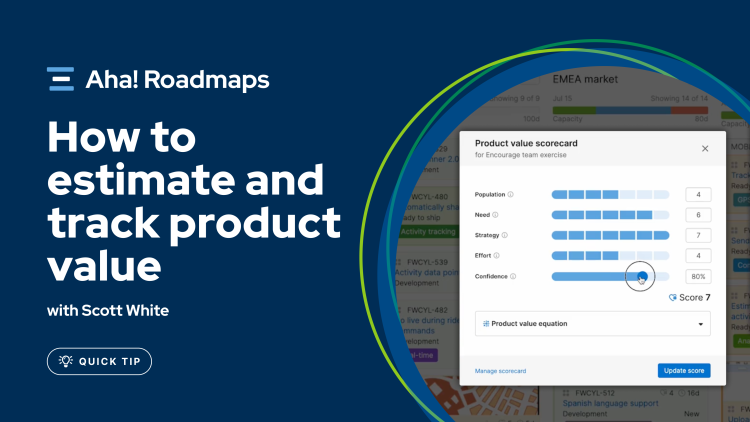 Estimate and track product value