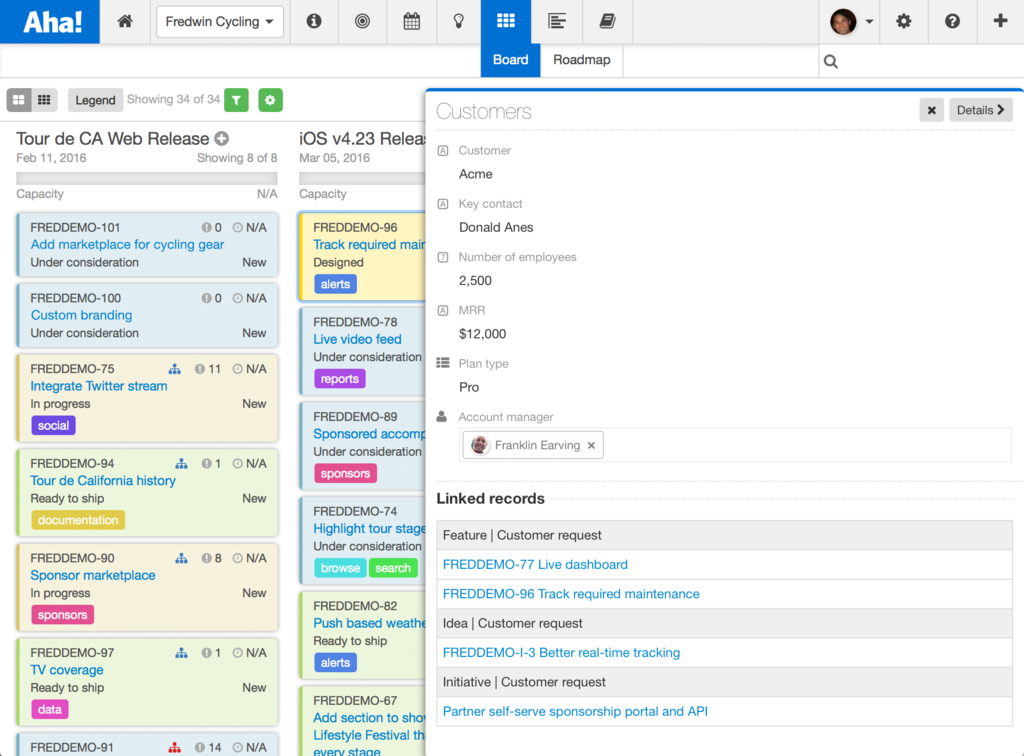 Blog - Just Launched! — Extend the Data Model of Aha! With Custom Tables - inline image