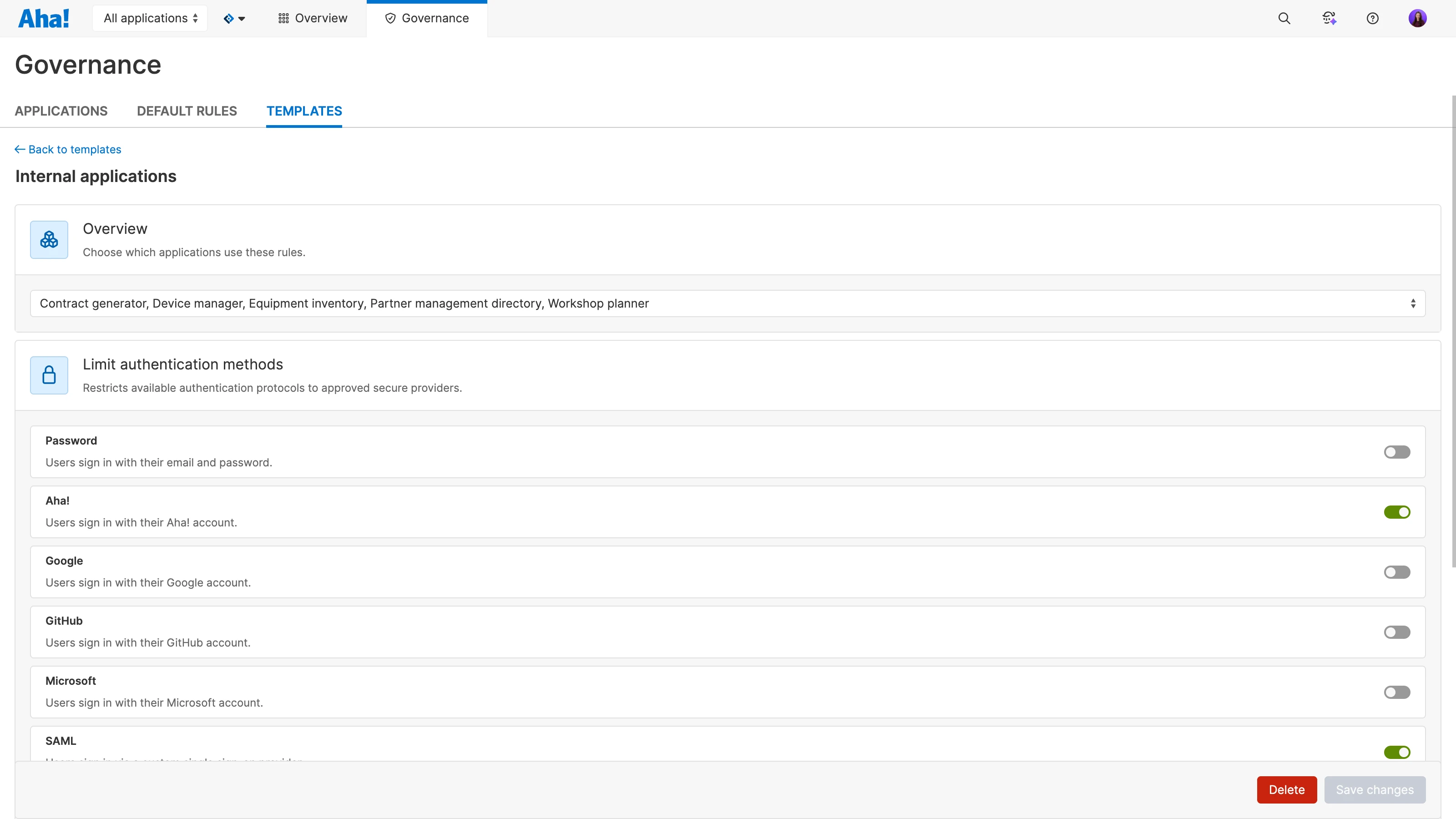 Create reusable templates