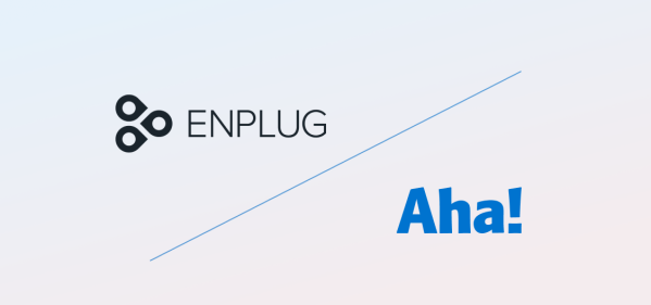 Enplug and Aha! logos