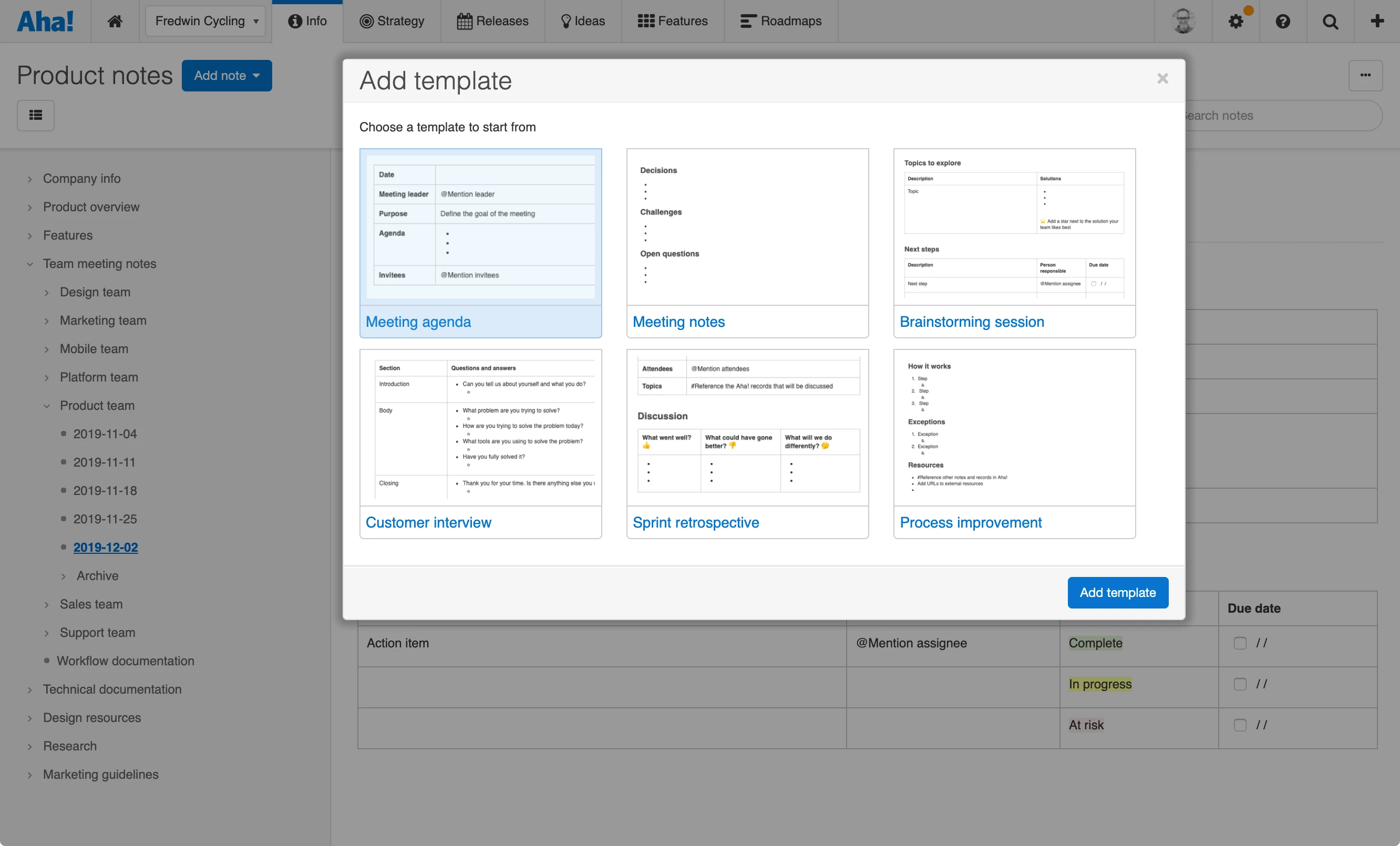 Just Launched! — 6 Note Templates for Better Team Collaboration