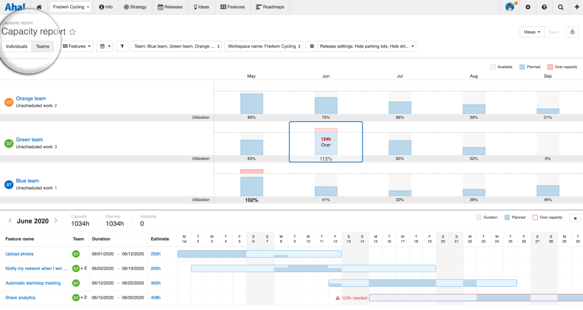 Just Launched! — Introducing Capacity Planning for Teams