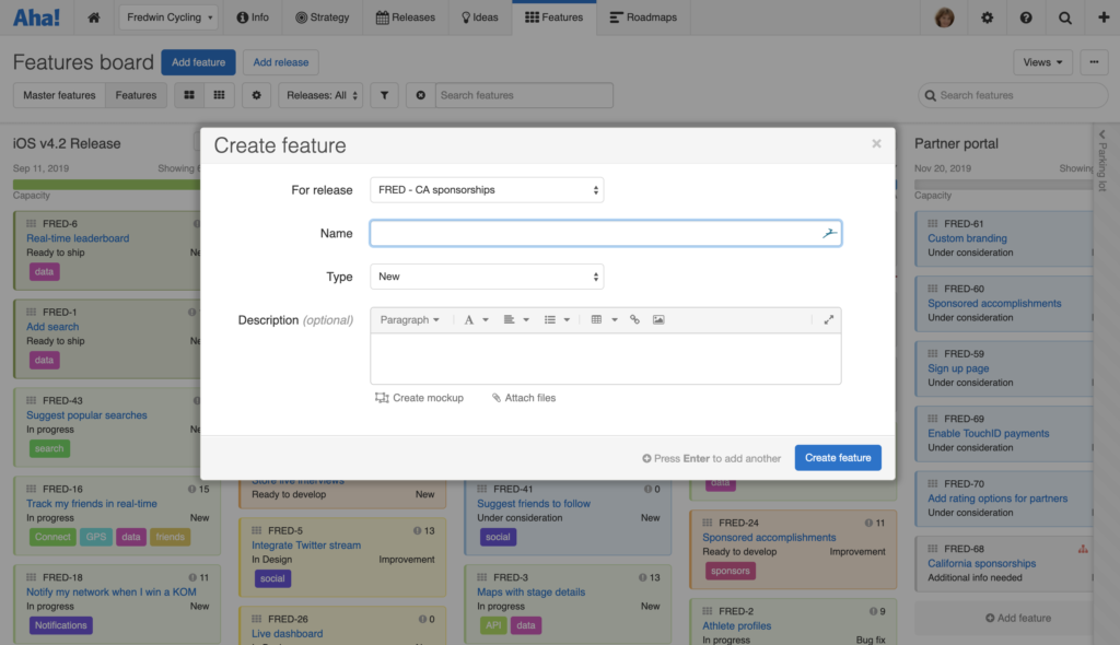 Blog - Just Launched! — New Keyboard Shortcuts in Aha! - inline image