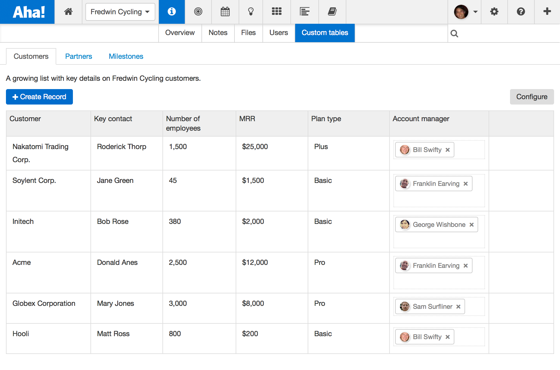 Blog - Just Launched! — Extend the Data Model of Aha! With Custom Tables - inline image