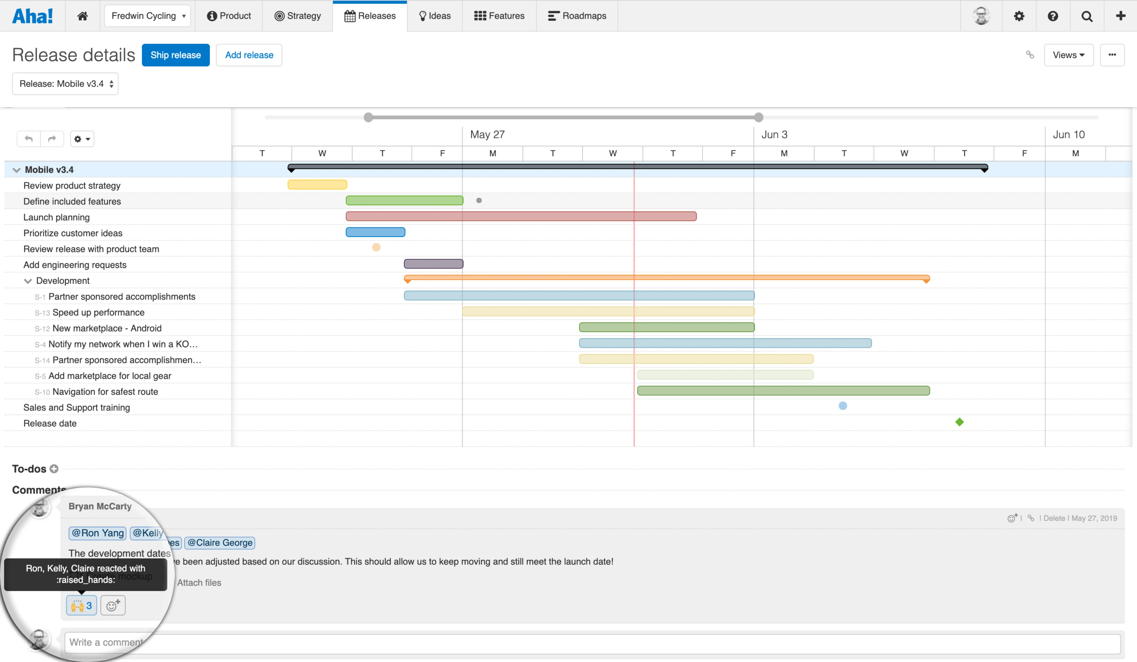 Blog - Just Launched! β Celebrate the Teamβs Work With Emoji Reactions π - inline image