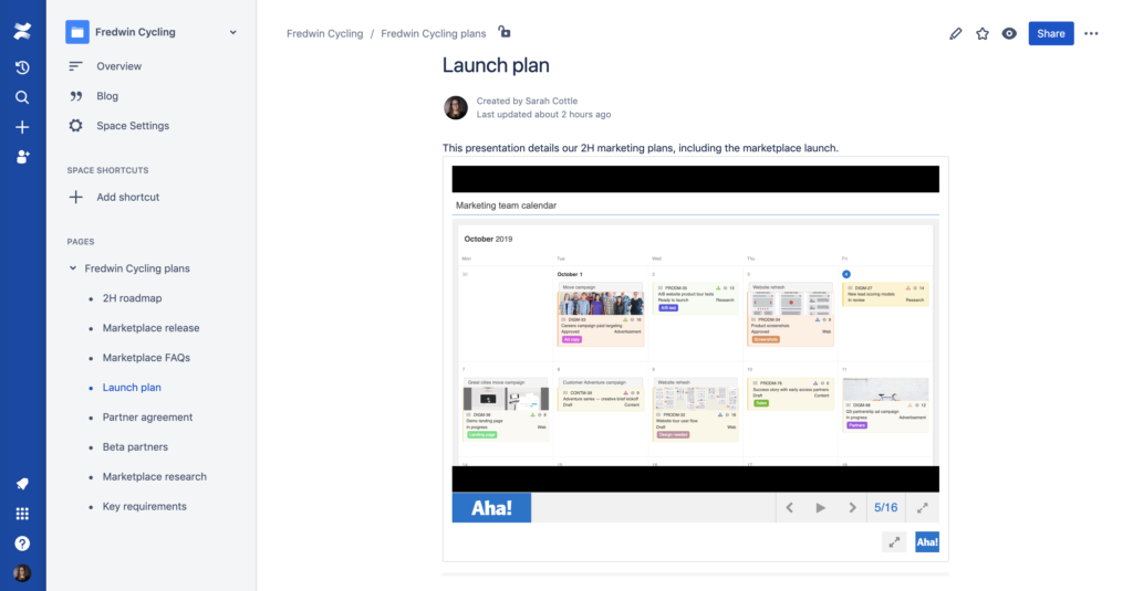 Blog - Just Launched! — New Aha! Integration With Atlassian Confluence - inline image