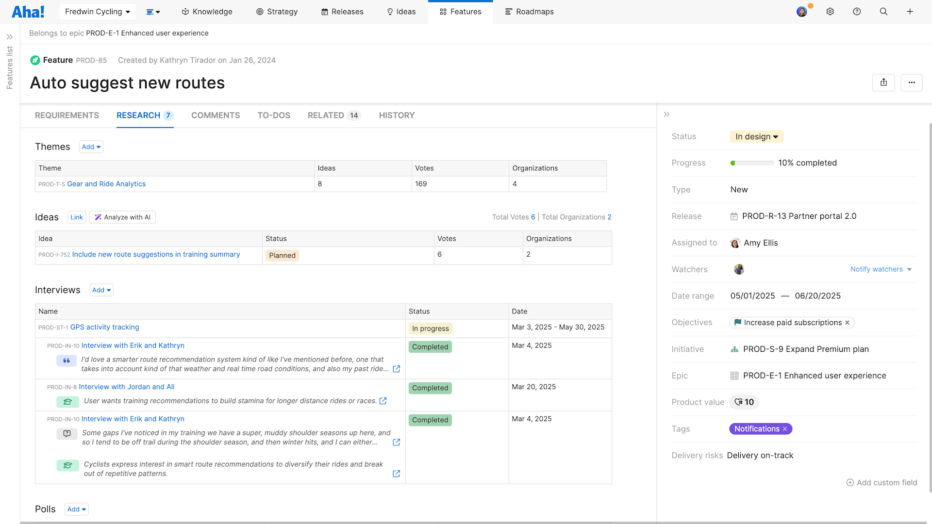 Most Popular New Aha! Features Launched in Q2 2025