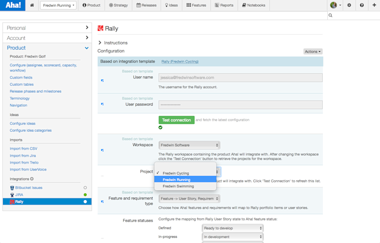Aha! + Rally Integration Templates Just Launched