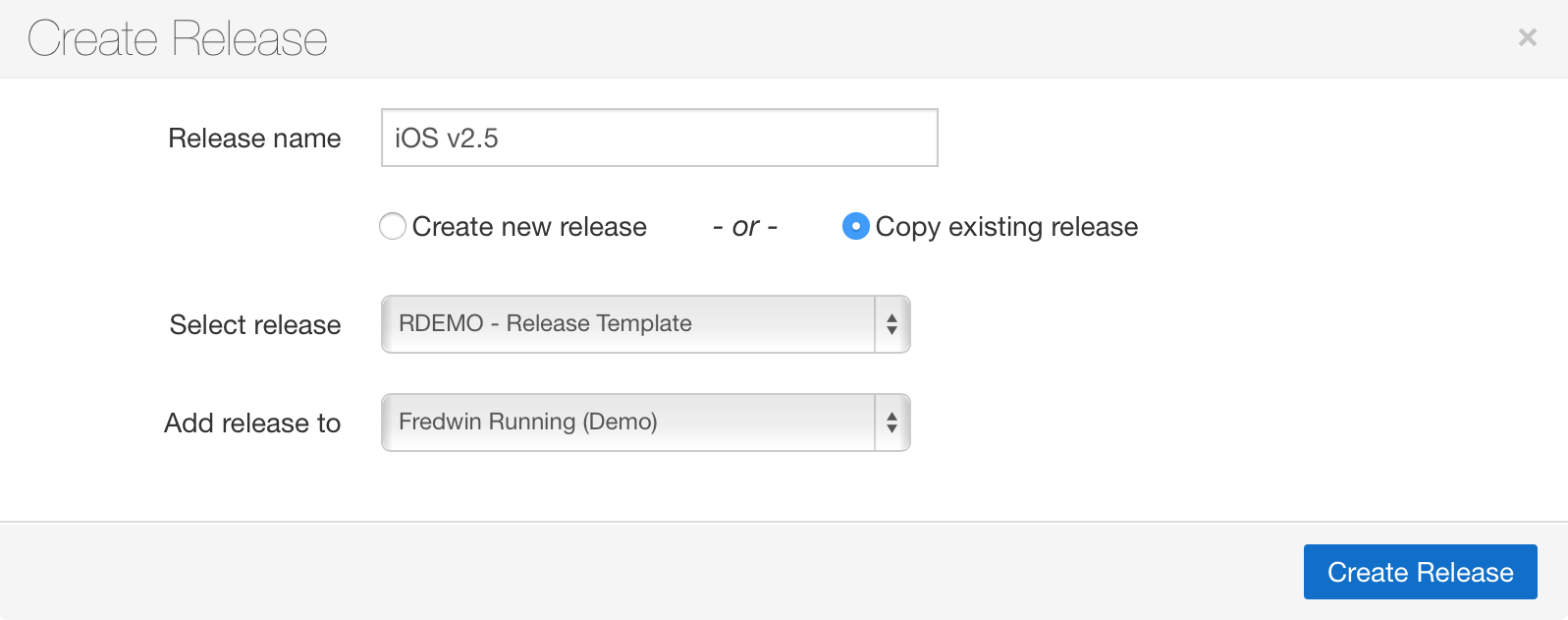 Blog - Just Launched! — Duplicate An Entire Release and All Its Features - inline image
