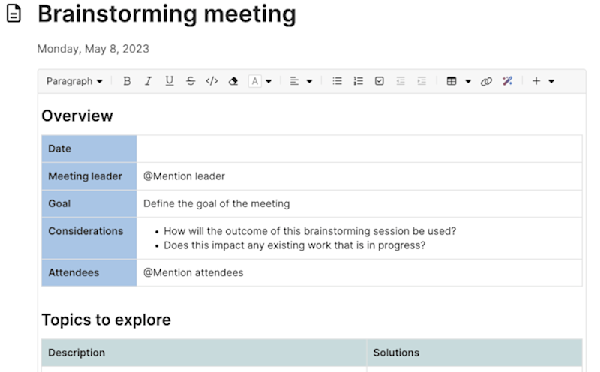 Brainstorming meeting thumbnail