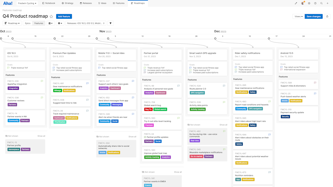 A Fresh Look for the Features Roadmap