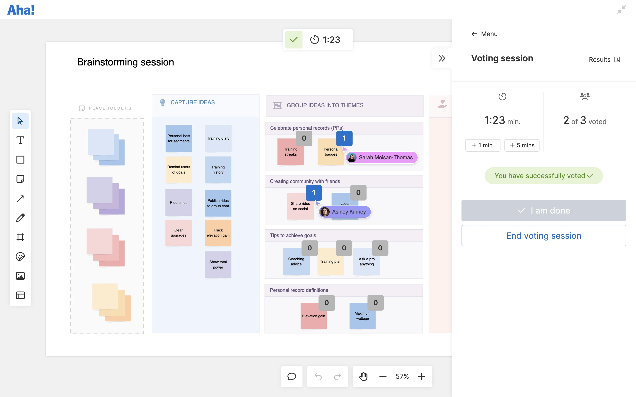 Aha! Whiteboards Advanced