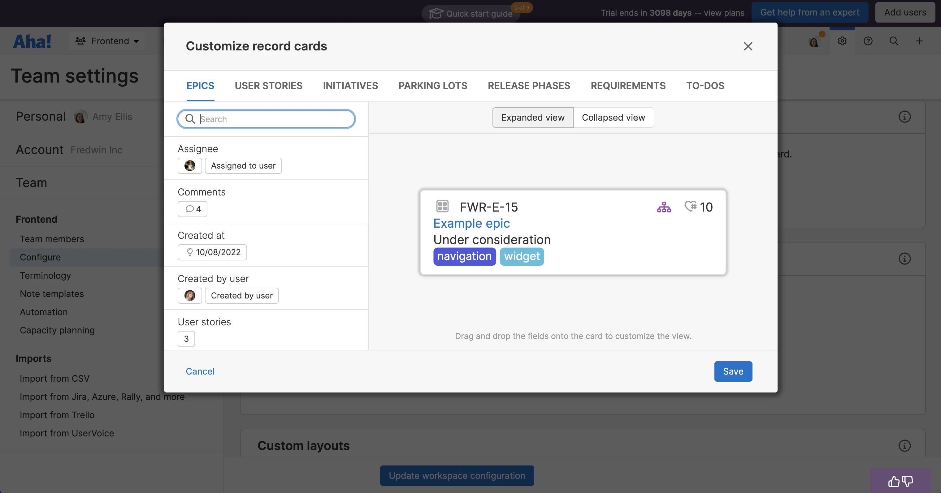 A Better Way to Customize Cards in Aha! Roadmaps and Aha! Develop