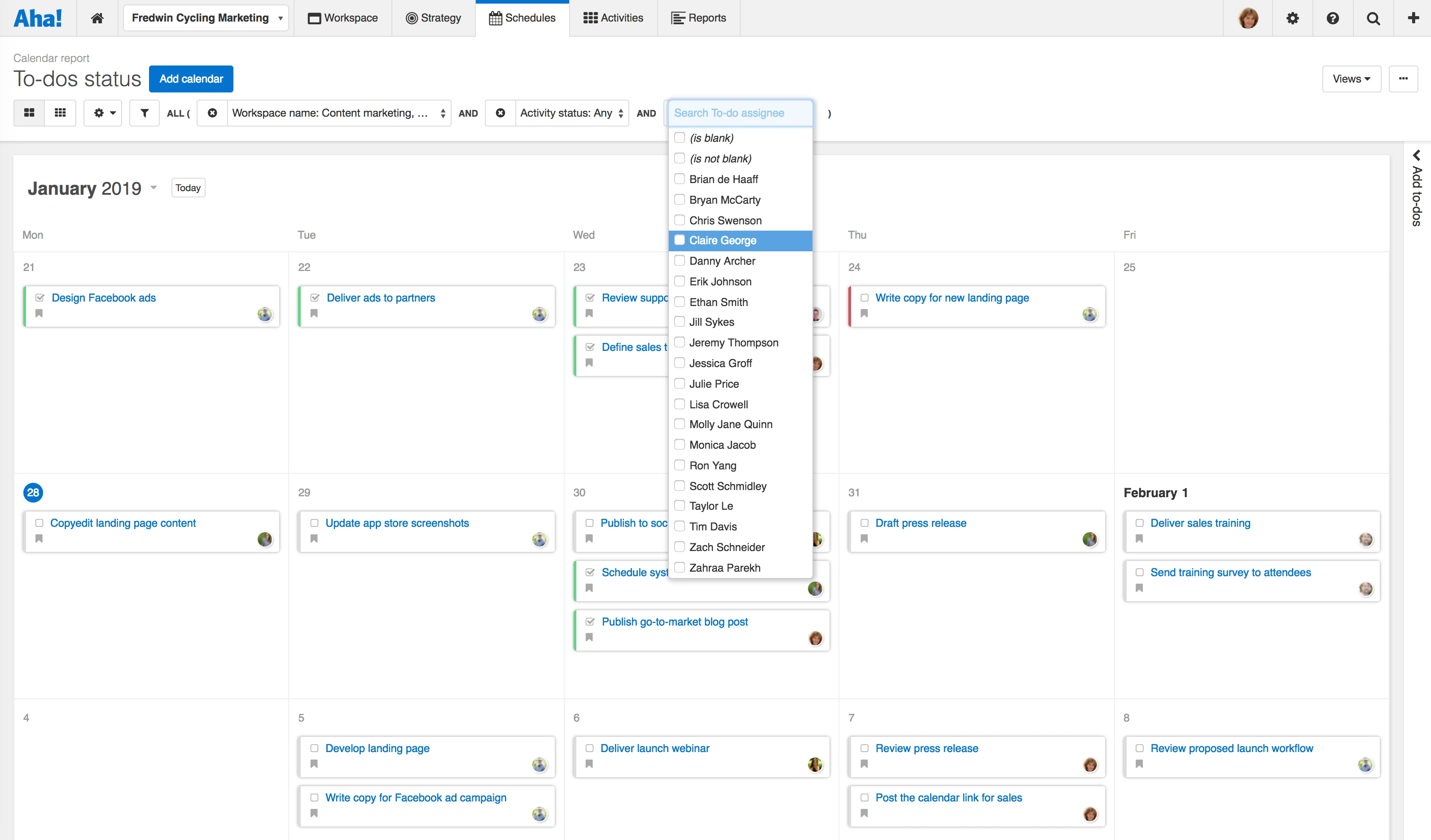 Blog - Just Launched! — Enhanced Calendar to Visualize Activities - inline image